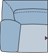 Piktogramm Arosa 1-Sitzer, 1 Armlehne L