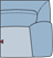 Piktogramm Arosa 1-Sitzer, 1 Armlehne R