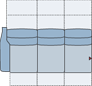 Piktogramm Fox 3-Sitzer mit Funktion, 1 Armlehne L